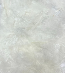 Перья, Белый, 10-12 см, 30 шт.