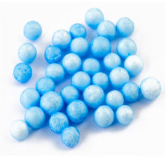 Шарики пенопласт 6-8мм голубые 10 гр